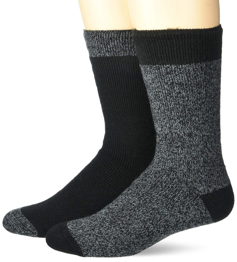 Weatherproof Men's Crew, Black, 10-13 - BeesActive Australia