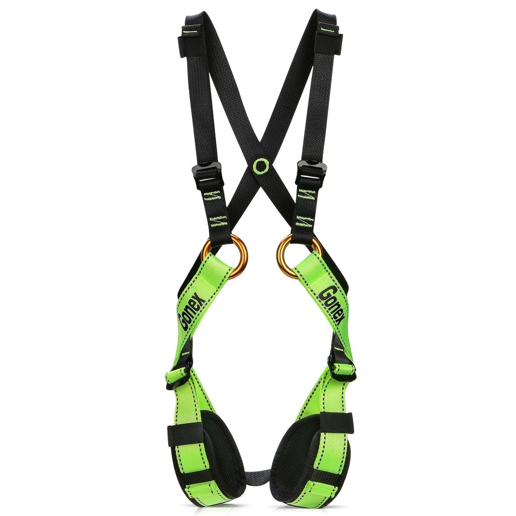 Gonex Kids Full Body Climbing Harness, Child Safety Harness Comfortable Seat Belts for Rock Climbing Extension Training Tree Climbing Mountaineering Rappelling Zipline - BeesActive Australia