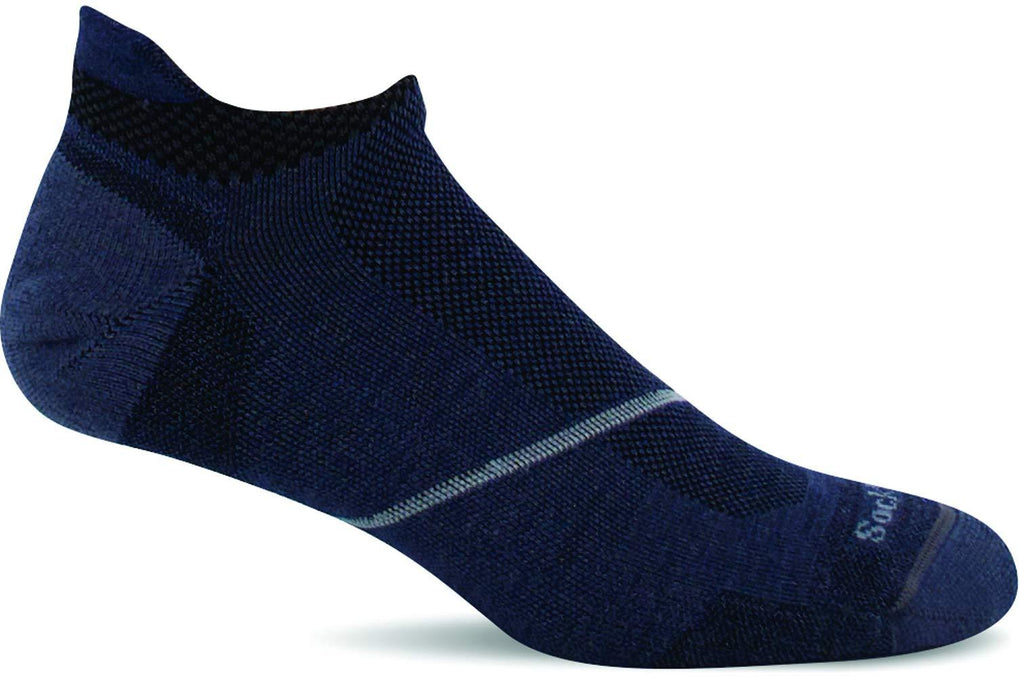 [AUSTRALIA] - Sockwell Men's Pulse Micro Firm Compression Sock Denim Medium / Large 