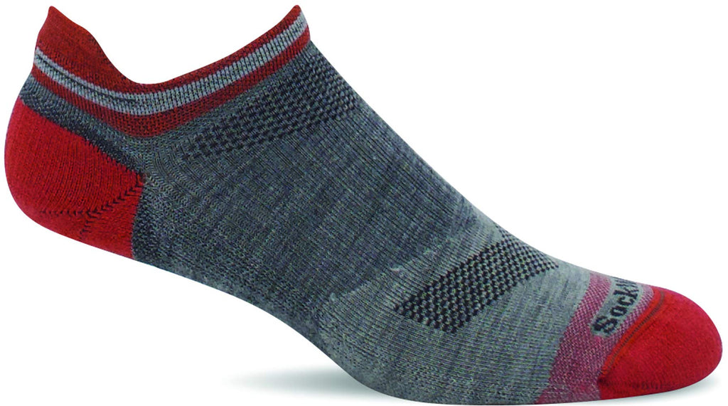 [AUSTRALIA] - Sockwell Women's Flash Micro Moderate Compression Sock Small-Medium Light Grey 