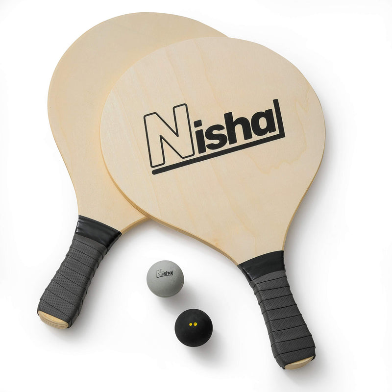 [AUSTRALIA] - Smash Ball Set - Paddle Ball Games | Premium Set of 2 Smash Rackets, 2 Balls & Free Tennis Grips | Official Smashball Included | Thick Plastic Case 