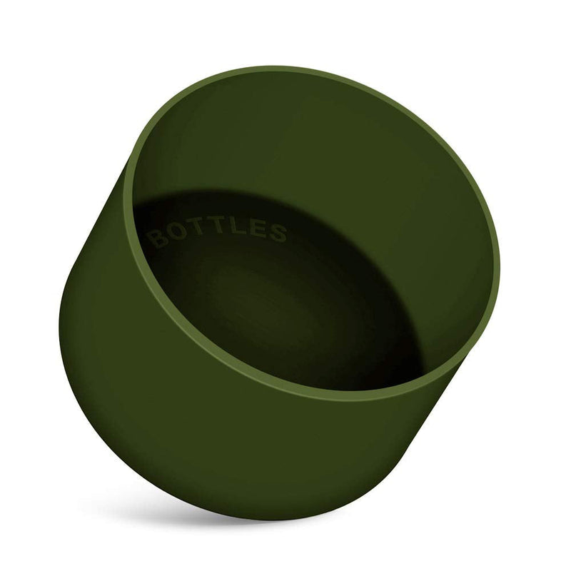 Protective Silicone Boot Sleeve for Hydro 12oz-40oz Sport Water Bottles Flask Accessories Anti-Slip Bottom Sleeve Cover Pet Feeding Bowl for Puppy Cat Army Green Fits 12oz to 24 oz Bottles - BeesActive Australia