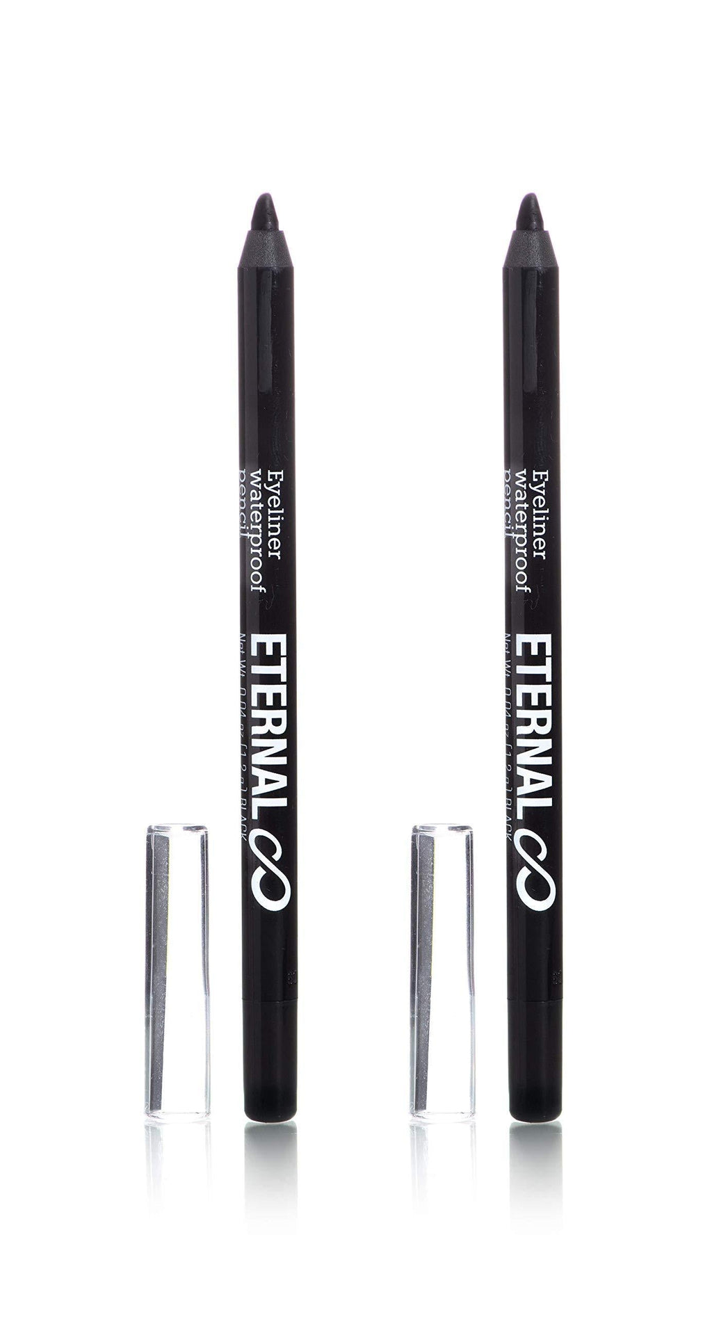 Eternal Eyeliner Waterproof Colored Pencil with Vitamin E – Professional Easy Glide-on for an All Day Smokey or Dramatic Effect, Long Lasting and No Smudge Eye Pencil 2 Pack - BeesActive Australia