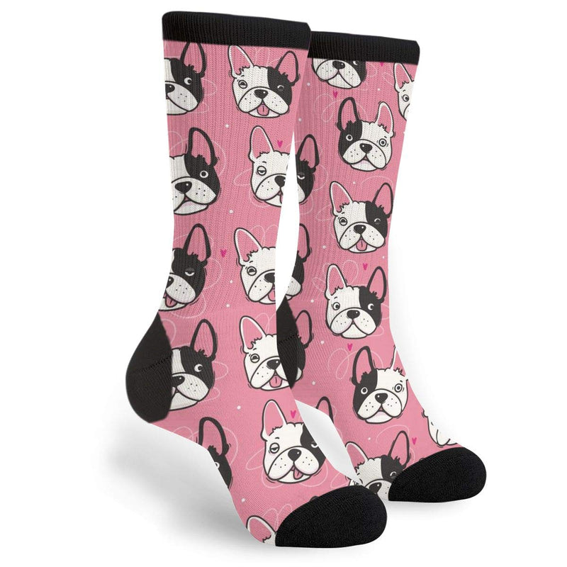 Men's Women's Crew Socks Funny Crazy Novelty Socks Gift Black and White - BeesActive Australia