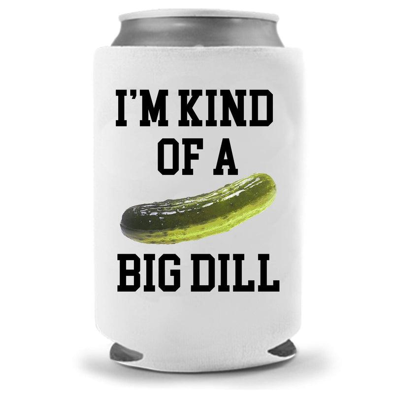 Cool Coast Products | Big Dill Funny Beer Joke Coolies | Fun America Beer Can Holders | Neoprene Insulated Soft Can Cooler | Beverage Cans Bottles | Cold Beer Tailgating Beer Gifts (Big Dill) - BeesActive Australia