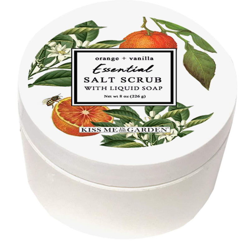 Kiss Me In The Garden Orange Vanilla Salt Scrub Souffle 8 oz - BeesActive Australia