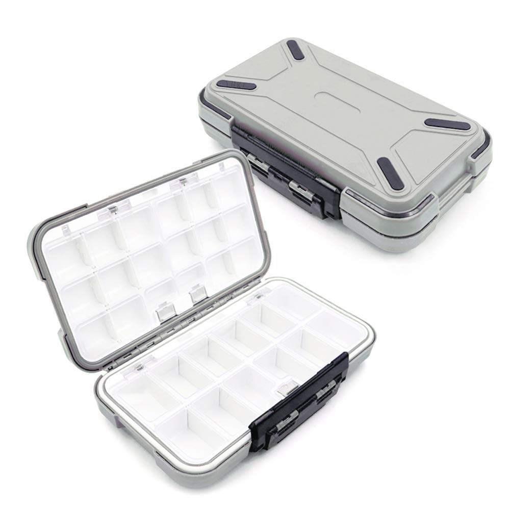 Waterproof Fishing Tackle Box Lures Hooks Bait Storage Case Trays Accessory  Boxes Thicker Plastic Hooks Organizer For Vest Casting Fly Fishing