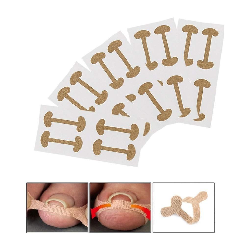 EBANKU 5 Sheets/20 Pcs Ingrown Toenail Corrector Stickers, Toe Nail Treatment Elastic Patch Sticker Corrector Pedicure Tools Fingernail Toe Nail Care Protects Toe Nail - BeesActive Australia