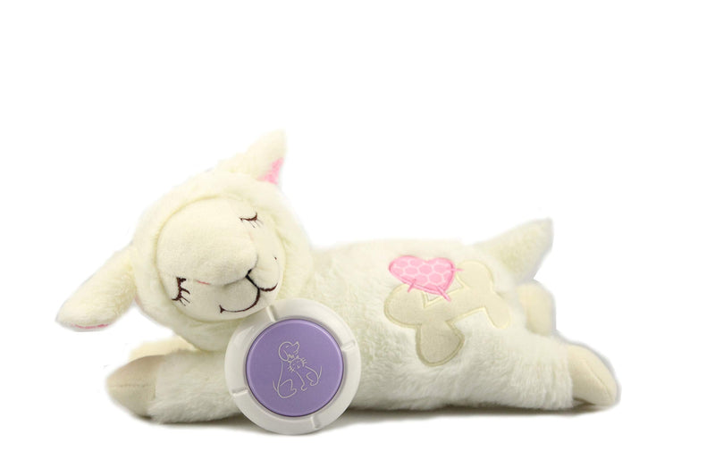 Hana Panda Heartbeat Stuffed Puppy Toy Snuggle Sheep Pet Behavioral Sleep Aid Dog Toy - BeesActive Australia