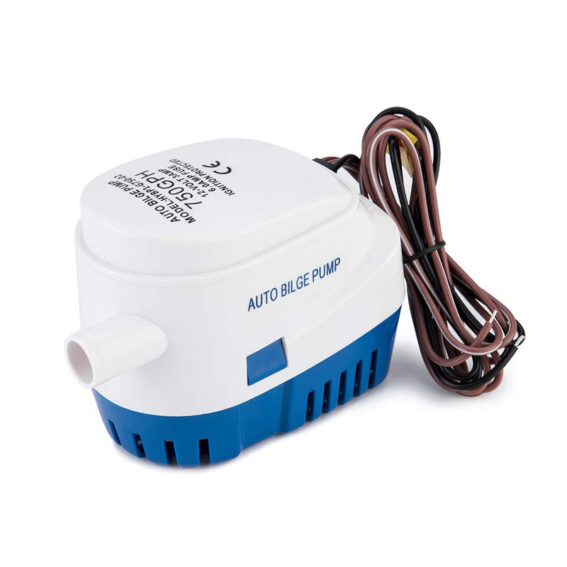 Dontmiss Automatic Submersible small Boat Bilge Pump 12v 750gph Auto with Float Switch 3/4 inch (19mm) Outlet Dia, bilge pumps for boats - BeesActive Australia
