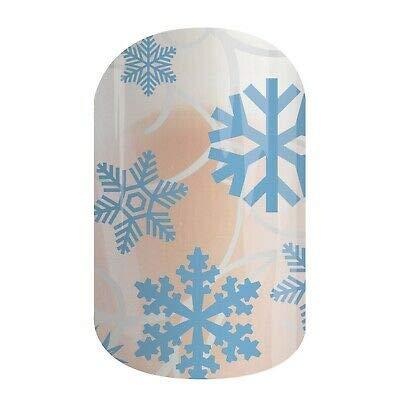 Falling Snowflakes) - Jamberry Nail Wraps - Half Sheet - BeesActive Australia