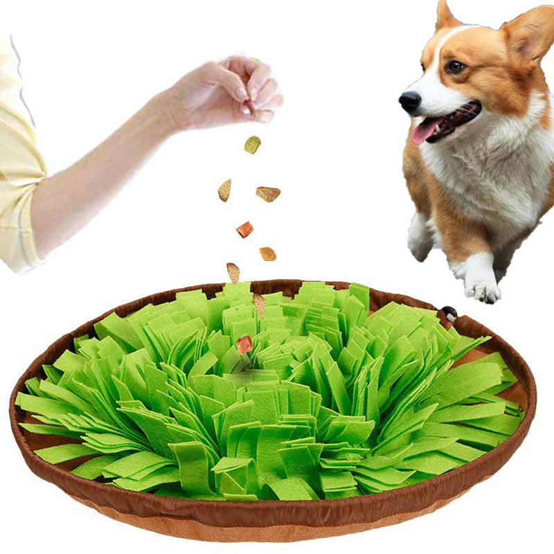 DC DCTOY Dog Feeding Mats Snuffle Mats, Dog Training Mats Dog Puzzle Toys, Nosework Blanket Pet Snuffle Bowl Cat Snuffle Mat for Cats Dogs,Activity Fun Play Mat for Relieve Stress Restlessness - BeesActive Australia