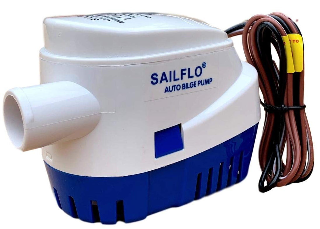 [AUSTRALIA] - SAILFLO Automatic Submersible Boat Bilge Water Pump 12v 1100gph Auto with Float Switch 1 1/8 inch (29mm) Outlet… 