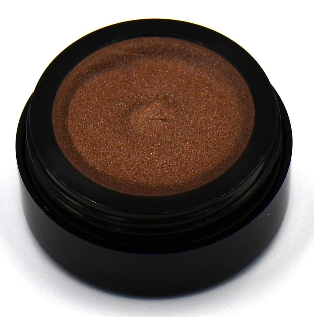 Pure Ziva Burnt Bronze Chesnutt Brown Golden Eye Cream Eyeshadow Base For Eyes and Cheek Color, Made with Castor Oil, Paraben Free, 2.8 Grams, No Animal Testing & Cruelty Free - BeesActive Australia