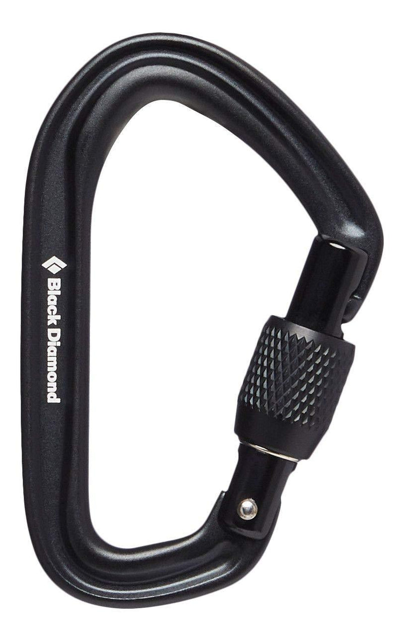 Black Diamond Hotforge Screwgate Carabiner Black One Size - BeesActive Australia