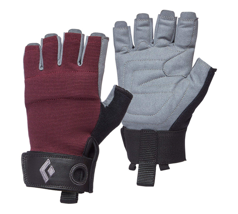 [AUSTRALIA] - Black Diamond Crag Half-Finger Glove - Women's Bordeaux Small 