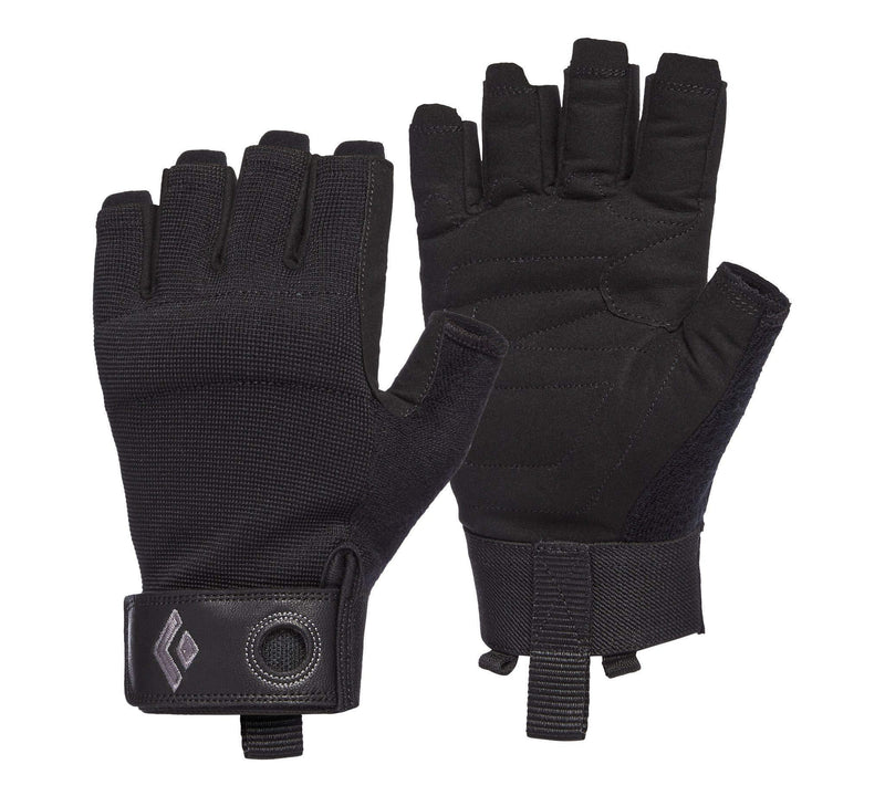 [AUSTRALIA] - Black Diamond Crag Half-Finger Climbing Glove Black Medium 