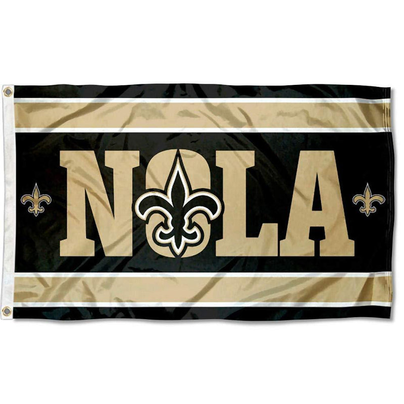 WinCraft New Orleans Saints NOLA Flag - BeesActive Australia