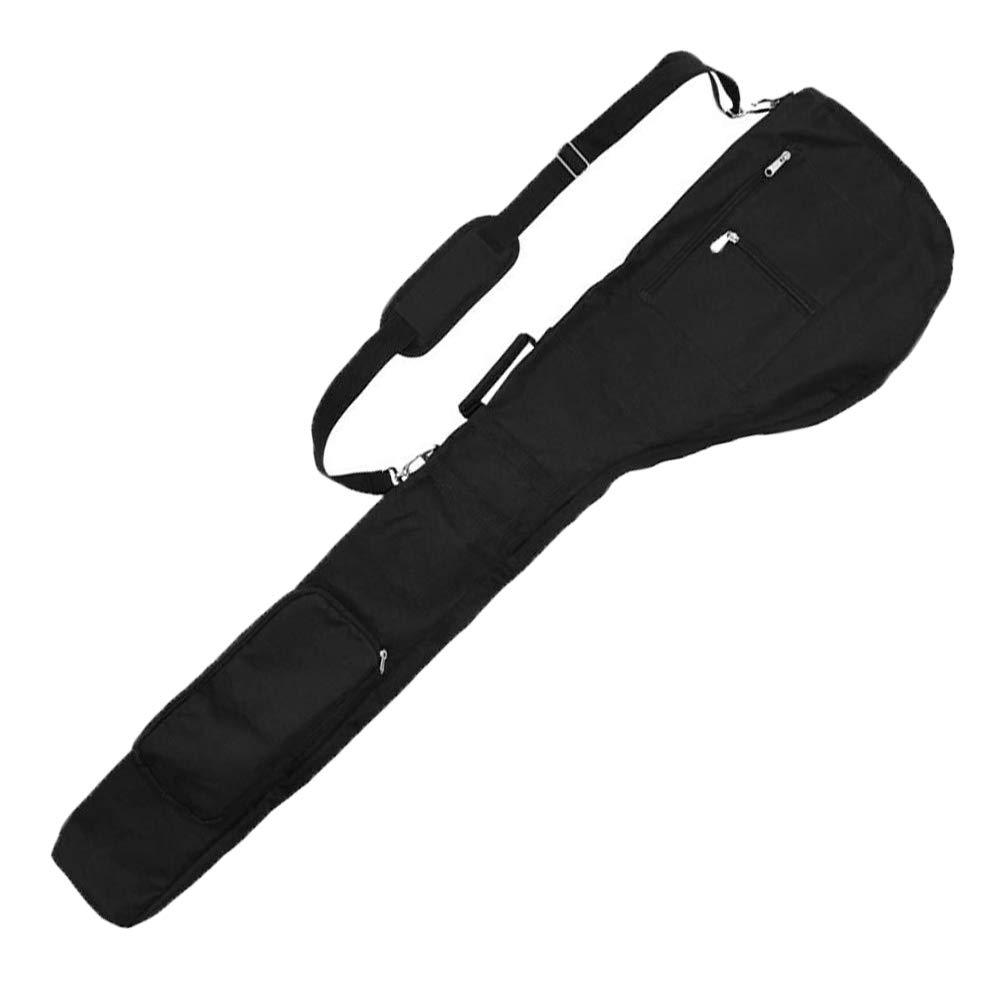 Light Weight Water Resistant Foldable Golf Sunday Bag Golf Carry Bag 50" Black - BeesActive Australia