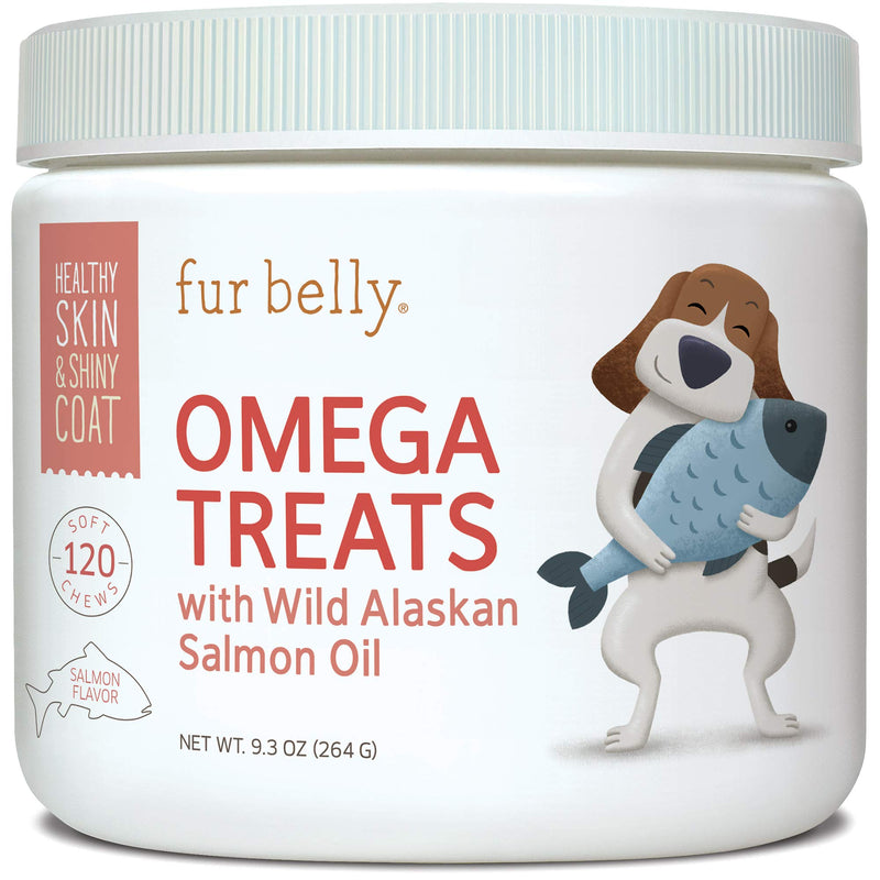 Salmon Oil for Dogs - Wild Alaskan Fish Oil for Dogs - Omega 3 for Dogs - Itch Relief for Dogs - Dog Joint Health - Dog Allergy Relief- Dog Itch Relief - 120 Dog Fish Oil Soft Chews - BeesActive Australia