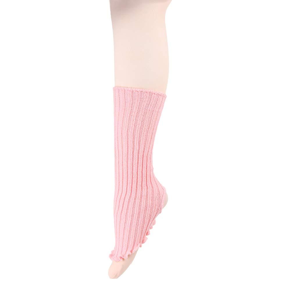 [AUSTRALIA] - DANCEYOU Girls' Ballet Leg Warmers Stretch Knitted Dance Stirrup Leg Warmer Socks 