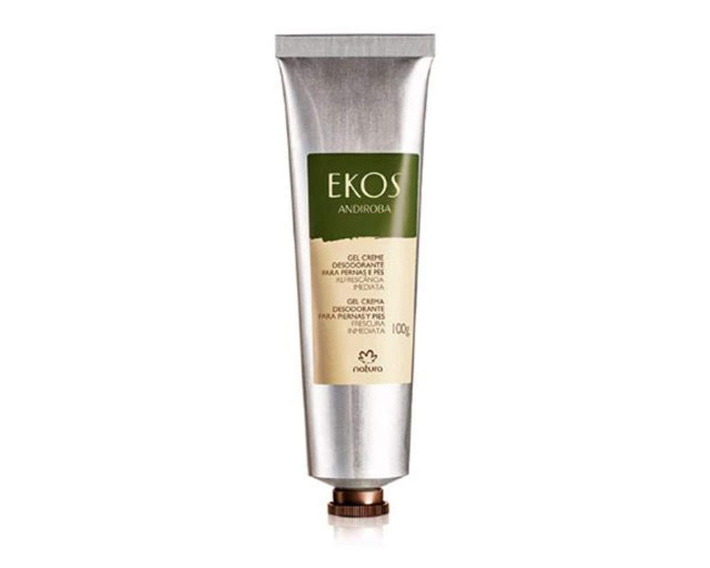 Natura - Linha Ekos (Andiroba) - Gel Creme Desodorante Para Pernas e Pes 100 Gr - (Natura - Ekos (Andiroba) Collection - Deodorant Gel Cream for Legs and Feet Net 3.52 Oz) - BeesActive Australia