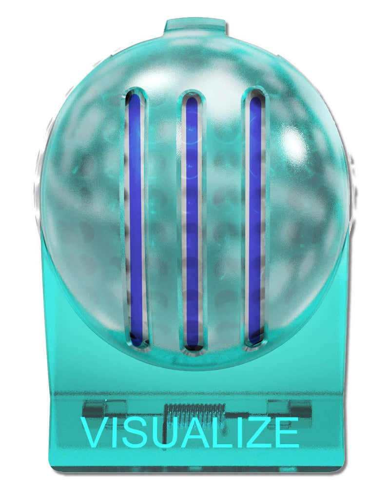 VISUALIZE TRI-LINE Golf Alignment Kit - (2-Pack) Unique 3 Line Golf Ball Marker - Golf Accessories That Make Perfect Golf Gifts for Men or Women! Triple Your Confidence on The Putting Greens! Teal - BeesActive Australia