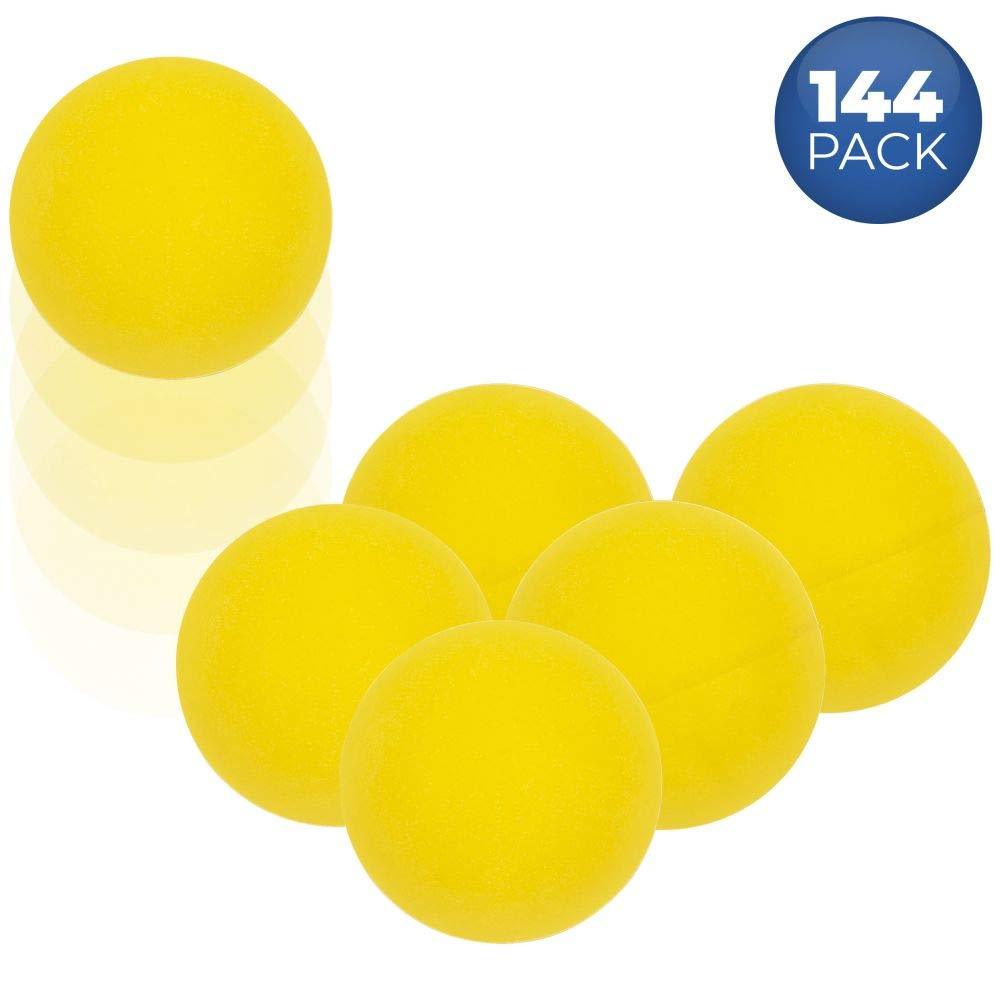[AUSTRALIA] - Fairly Odd Novelties 1.25" Mini Ping Pong Balls Yellow 144 Pack 