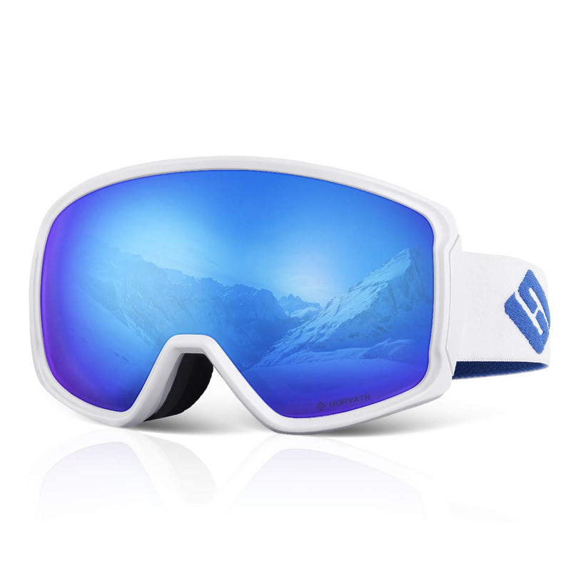 SH HORVATH Ski Snowboard OTG Goggles, HD Mirrored Anti-Fog Goggle for Men Women #Vlt 14% - BeesActive Australia