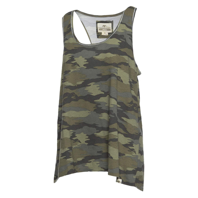 Duck and Buck Commander Women's Glendwood Camo Tank X-Small - BeesActive Australia