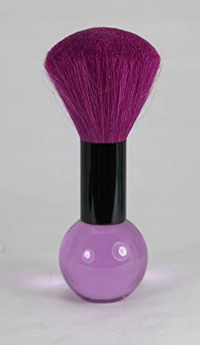Nail Art Brush, Soft Nail Art Dust Remover Brush Long Handle Manicure Nail Art Tools for Acrylic (Purple) Purple - BeesActive Australia