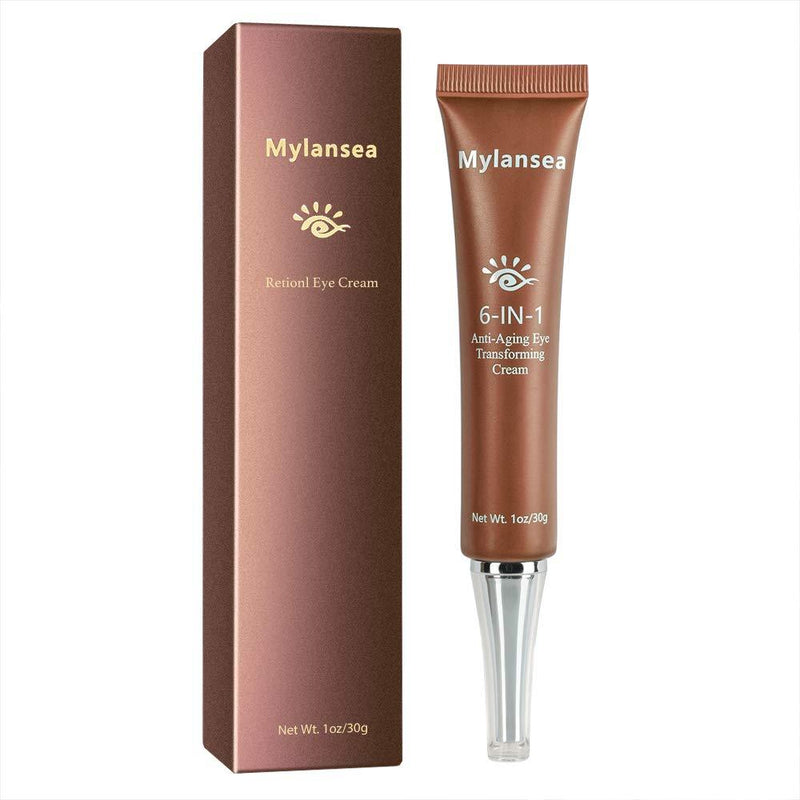 Mylansea Anti Aging Eye Cream, Retinol Eye Cream Contains Niacinamide and Hyaluronic Acid, Reduces Wrinkles, Puffiness, Crows Feet and Dark Circles, 30ml - BeesActive Australia