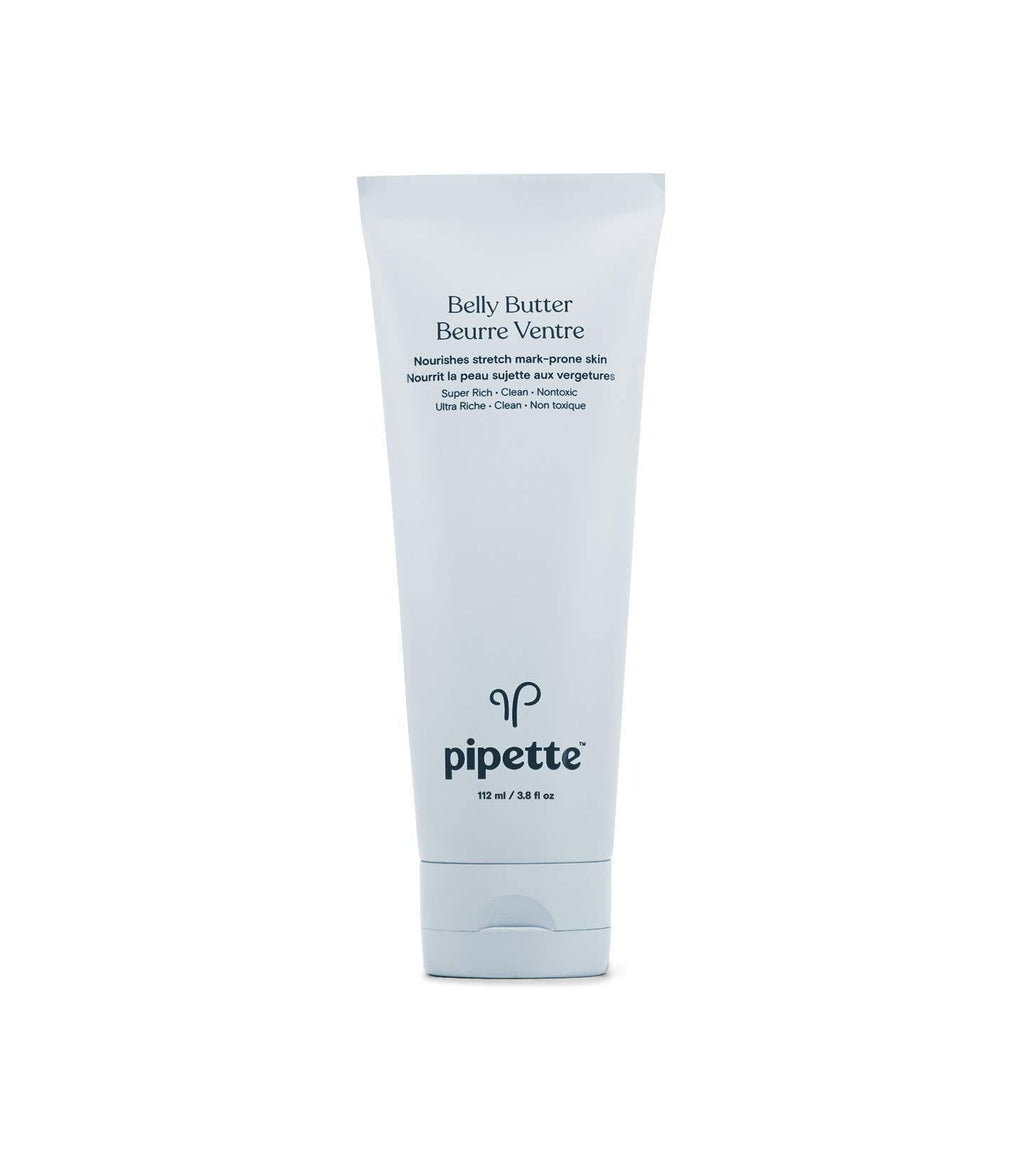 Pipette Belly Butter, Shea Butter with Naturally Hydrating Ingredients to Help Retain Skin’s Moisture, Relies on Plant-Derived Glycerin and Ceramides, 3.8oz - BeesActive Australia