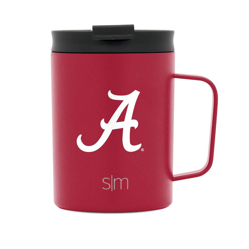 Simple Modern NCAA 12oz Coffee Mug Insulated Travel Stainless Steel Scout Alabama Crimson Tide Team Colors - BeesActive Australia