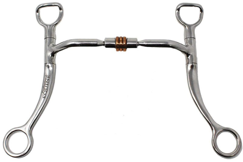 [AUSTRALIA] - Horse Stainless Steel Western Copper Roller Jointed Mouth Curb Horse Bit 35315v 6" Mouth 7" Cheeks 
