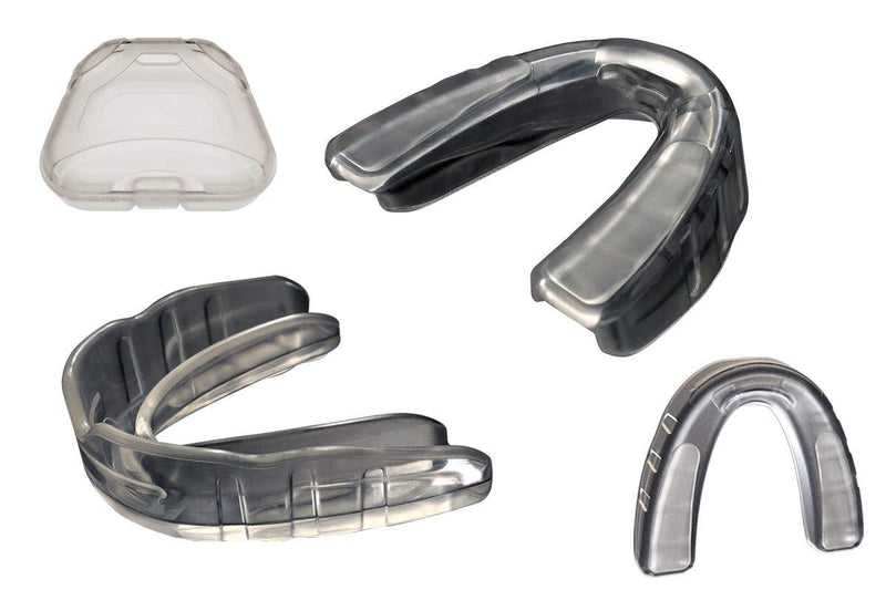 [AUSTRALIA] - Coollo Sports Boil and Bite Mouth Guard (Youth & Adult) SA Custom Fit Sport Mouthpiece for Basketball, karate, martial arts, wrestling, MMA (Free Case Included!) Adult - Ages 11 & Above 1-pack 