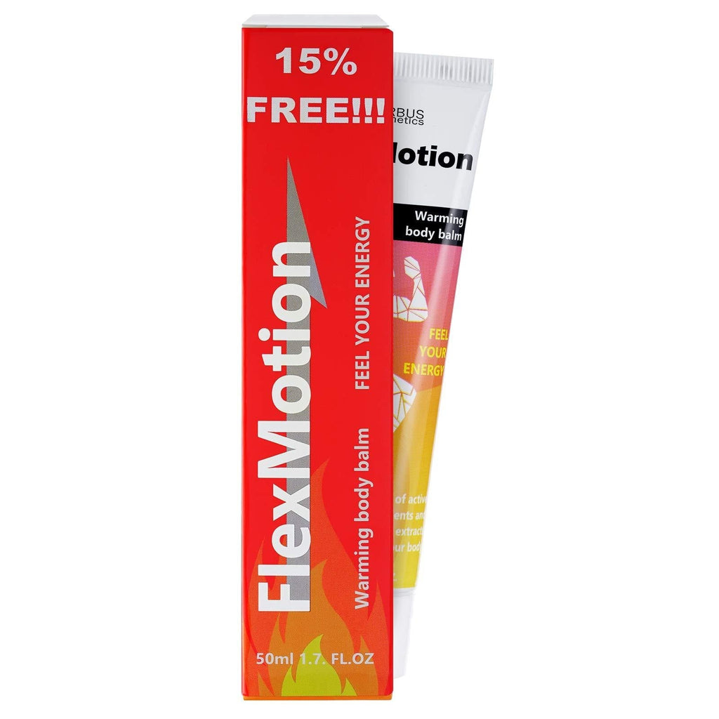 FlexMotion Cream Warming Body Balm 50 ml 1.7 fl oz. Muscle Stretching, Help With Joint Pain and Atrosis Earth Crafted Oils Pain Relief Himalaya Original Hologram - BeesActive Australia