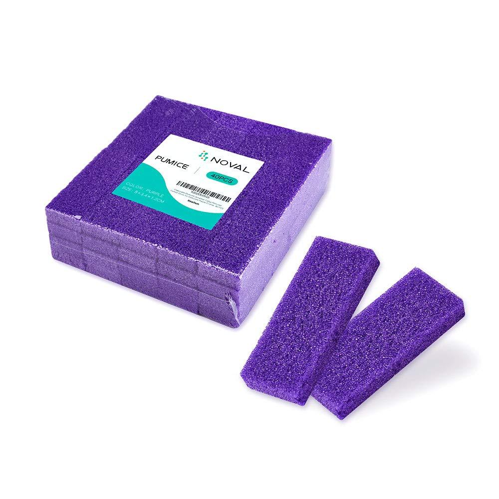 Disposable Pedicure Scrubber Callus Remover Pumice Stone for Foot Care Purple Coarse, 40 PCS - BeesActive Australia