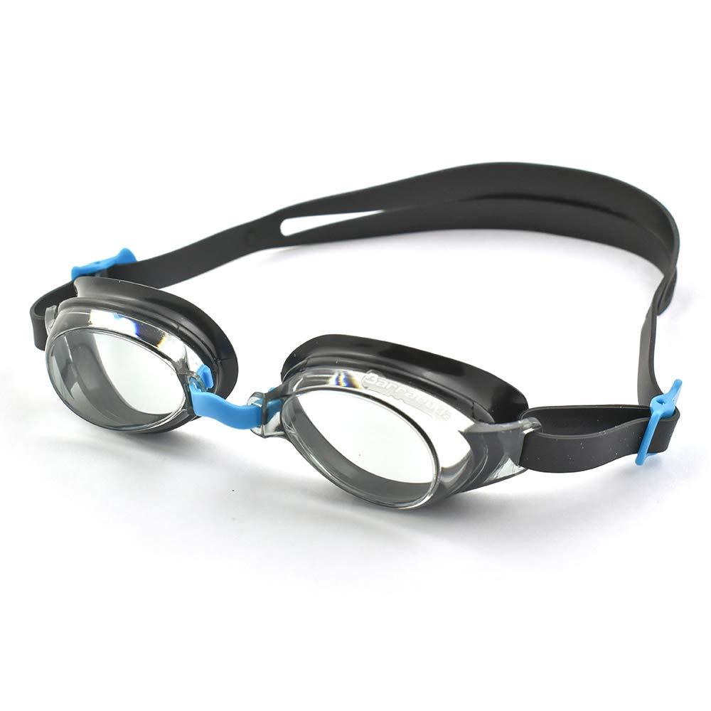 [AUSTRALIA] - Barracuda OP-713 Optical Swim Goggle - Scratch-Resistant Corrective Lenses Adjustable Nose Piece, Easy Adjusting Comfortable for Adults (71395) -2.5 