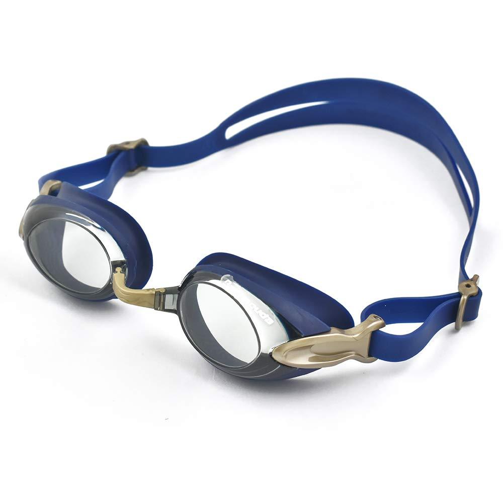 [AUSTRALIA] - Barracuda OP-922 Optical Swim Goggle with 3 Nose Pieces, Scratch-Resistant Corrective Lenses, Easy Adjusting for Adults (92295) -3.5 