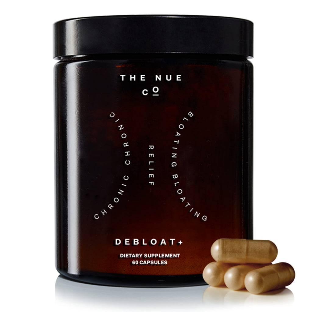 The Nue Co.- DEBLOAT+ - Daily Gut Health Supplement For IBS Symptoms And Bloating Relief - Vegan, Gluten-Free, Sugar-Free - 60 Capsules - BeesActive Australia