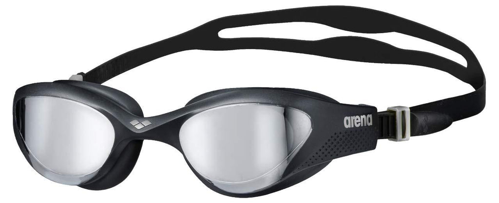 [AUSTRALIA] - Arena The One Swim Goggles for Men and Women Silver-Black-Black Mirror Lens 