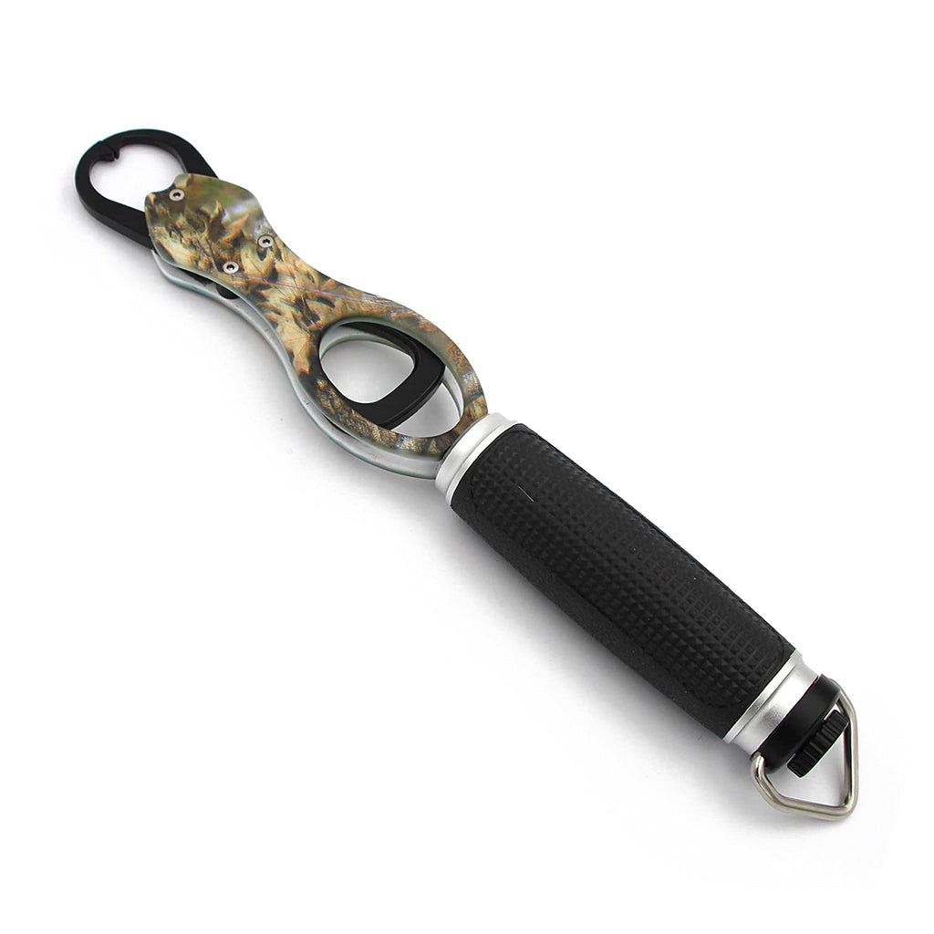 CRAZY SHARK Stainless Steel Fish Lip Grabber Gripper Grip Tool Fish Holder Tackle Camouflage - BeesActive Australia