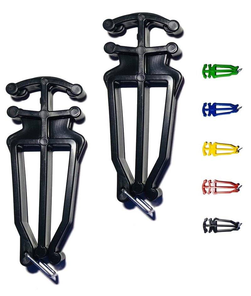 Bagdent Cross Country Skis and Poles Holder – 1 Pair, Universal Nordic Ski Pole Carrier black - BeesActive Australia