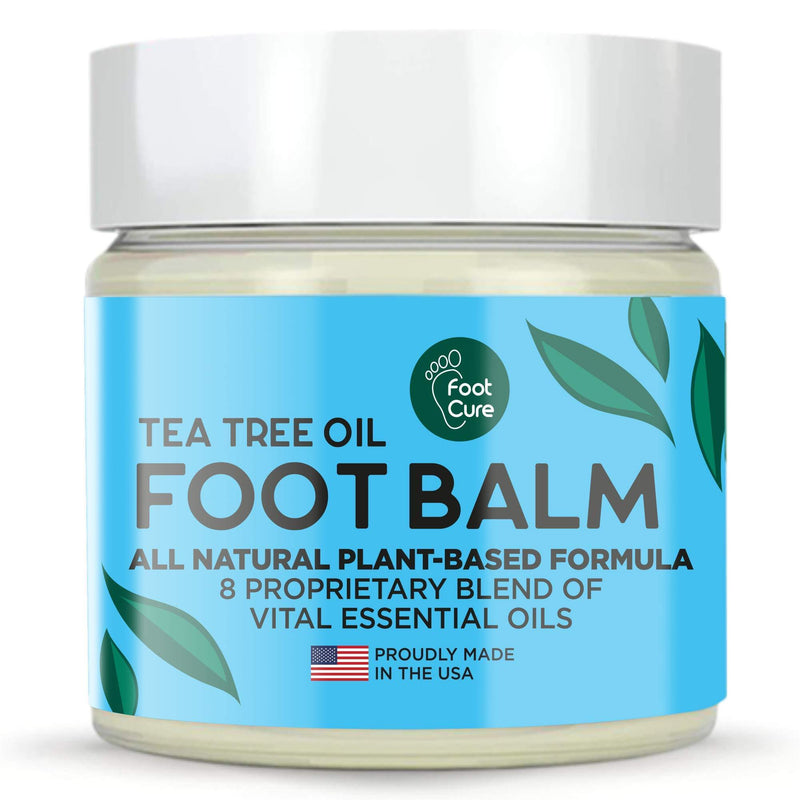 Foot Cure All-Natural Foot Balm – Moisturizing Foot Care Cream For Dry Skin, Cracked Heels & Callus Removal - Strong Antifungal Action For Itchiness, Toe Nail Infections & Athlete’s Foot – Made In USA - BeesActive Australia