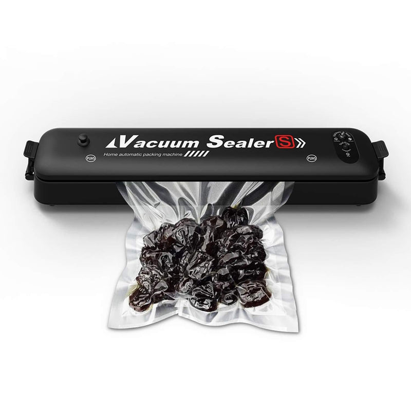 [AUSTRALIA] - Vacuum Sealer Machine for Food Preservation with 15 Pcs Saver Bags, Automatic Vacuum Sealing Portable 14.5 x 3 x 1.9 In, Vacuum Packaging Machine Black 