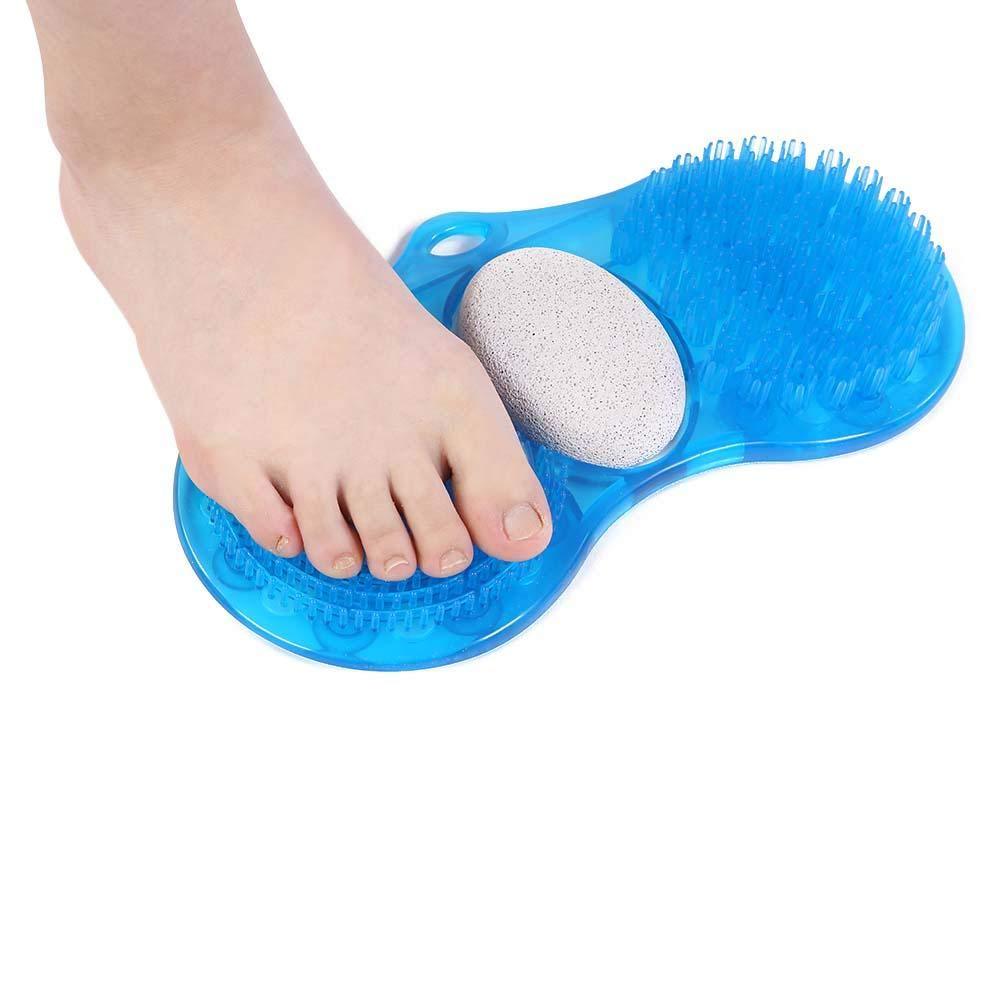 TARSHYRY Shower Foot Scrubber Massager Cleaner, Pumice Stone for Feet, 2 In 1 Foot Massager & Scrubber for Shower Floor Improves Foot Circulation Remove Foot Dead Skin And Reduces Foot Pain - BeesActive Australia