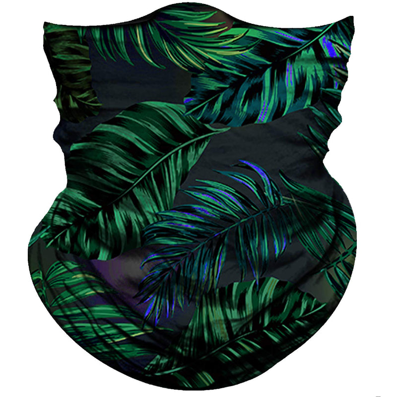 Obacle Neck Gaiter Face Mask Bandana for Dust Wind Sun Protection Seamless Tube Headband Bandana Thin Mask for Men Women for Motorcycle Riding Biker Fishing Cycling Running Sports Festival Raves Banana Leaf Green Purple - BeesActive Australia