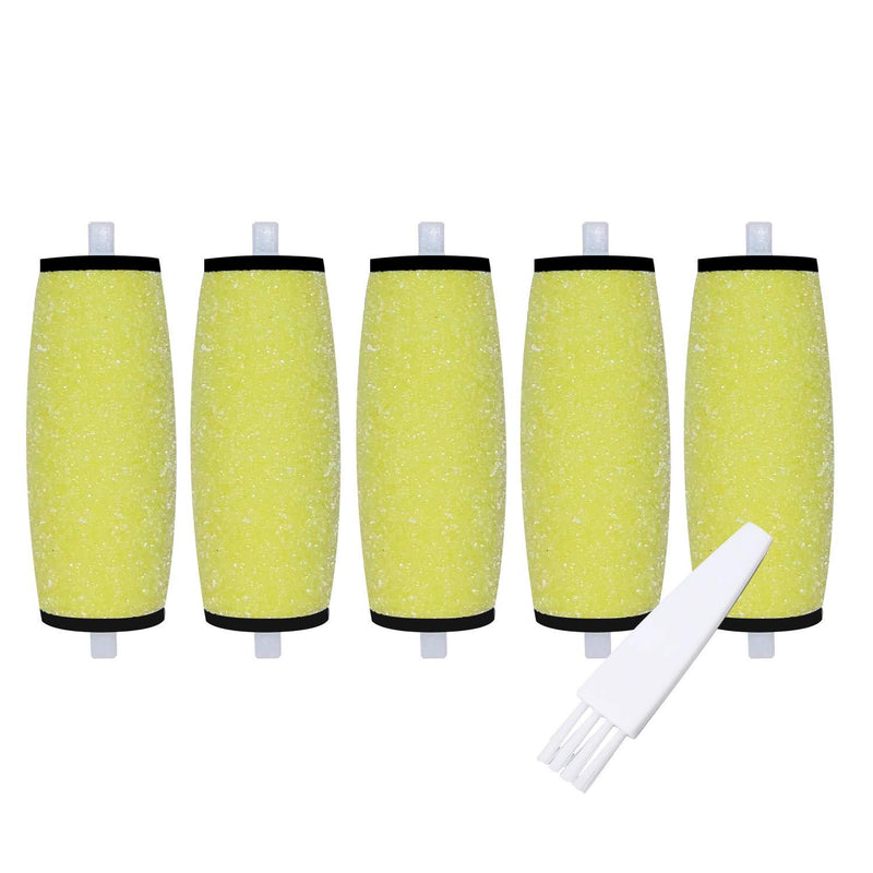 5 Pack Green Extra Coarse Replacement Rollers for Amope Pedi Refills Electronic Perfect Foot File Pedi Callus Remover Refills Include a Clean Brush - BeesActive Australia