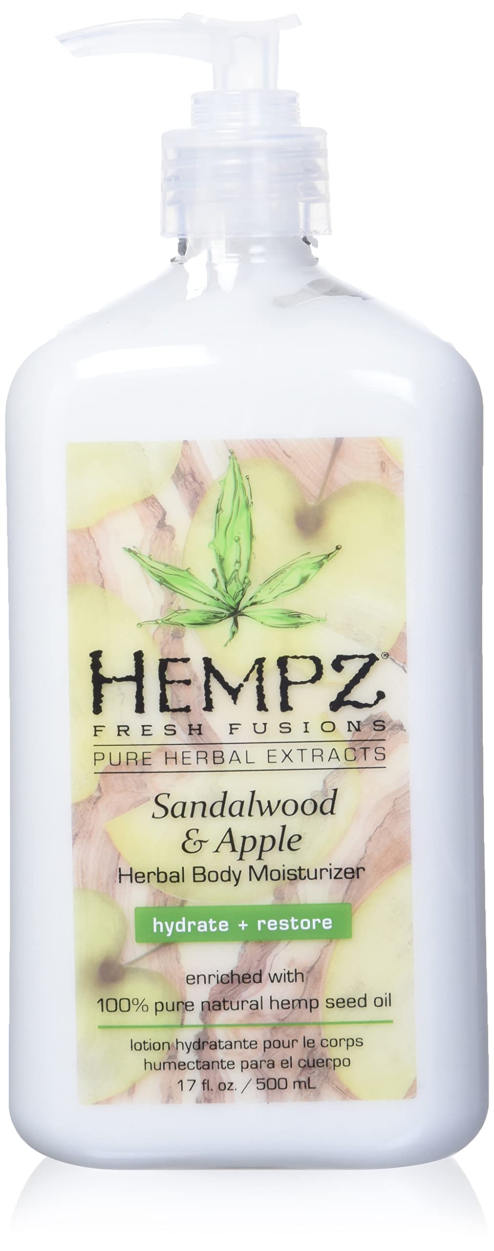 Hempz Sandalwood & Apple Herbal Body Moisturizer 17 Fl Oz (Pack of 1) - BeesActive Australia